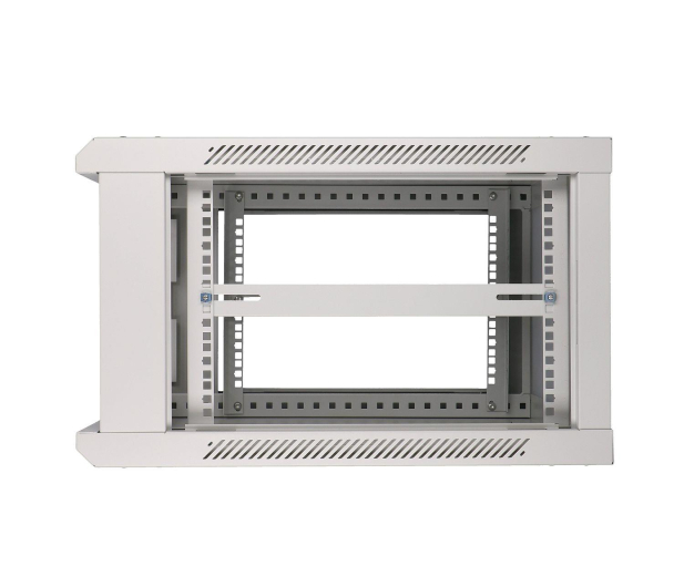Extralink Szafka wisząca rack 6U 600x600 szara szklane drzwi EX.8567 - 484936 - zdjęcie 6